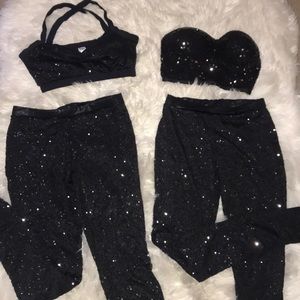 One sequin dance outfit